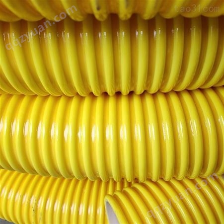赤阳超重加厚复合牛筋管 黄色内径4寸吸污管 牛筋管现货厂家