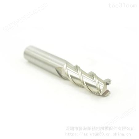 LHY3刃白钢刀M2AI含铝高速钢全磨制超硬立铣刀高硬白钢铣刀