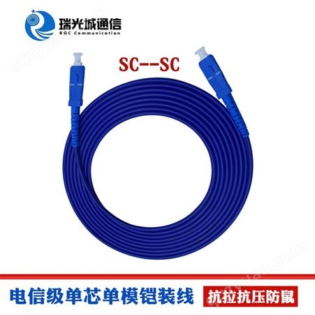 铠装光纤跳线铠装光纤跳线单模多模单芯双芯4芯8芯3米5米10米20米SC/LC/ST/FC