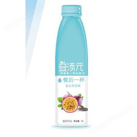 百香果+奇亚籽酸奶饮品1L益生菌发酵乳味饮品