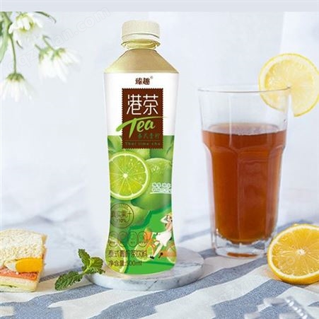 泰式青柠茶饮料500ml港茶饮品果味茶饮品商超渠道