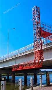 桥梁亮化涂装施工吊篮吊架方案，施工快成本低 博奥DG36