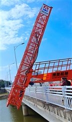 升级款桥梁检测车轨道安装,吊篮平台定做，转场运输方便 博奥KA74