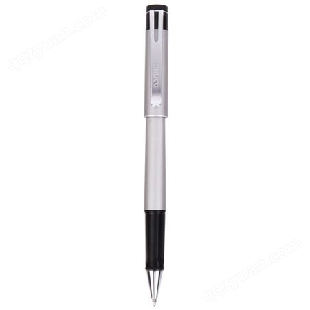 得力S107磨砂杆中性笔1.0mm黑头签字笔商务碳素笔