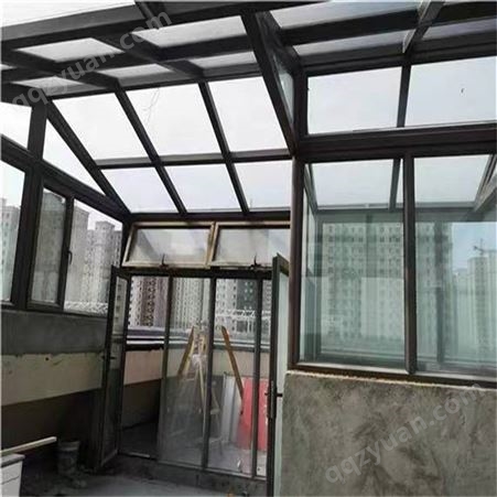阳光房 室外庭院玻璃房 人字形遮阳房 坚固耐用