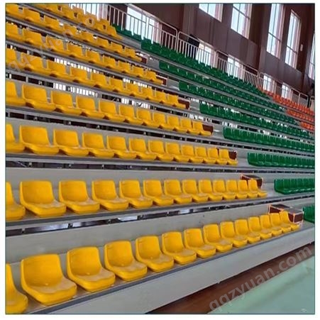 甲冠体育动物园水泥台靠背座椅 体育场馆看台座椅