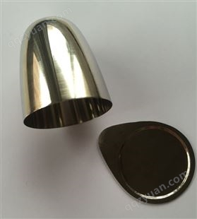 科研实验铂金坩埚30ml白金蒸发皿50毫升高纯度99.95%铂银镍可定制