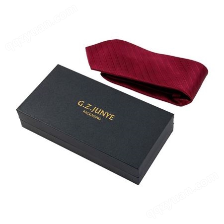 定做高档领带精装礼品包装纸盒定制领带盒工厂