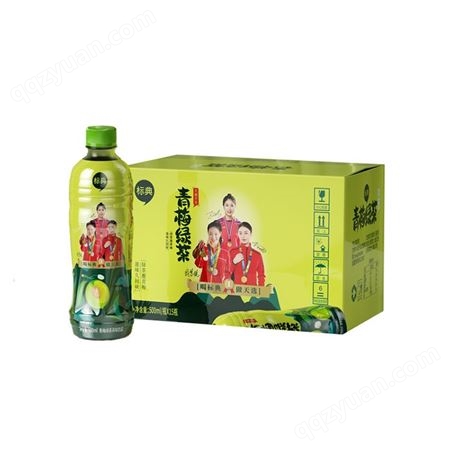标典青梅绿茶风味饮品500mlX15瓶