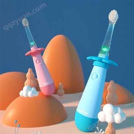 美的儿童电动牙刷防护软硅胶机身MC-AE0101 实用礼品团购一件代发