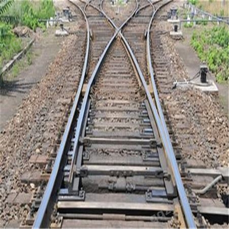 ZDK系列单开道岔 Q235B轻型轨道钢 铁路钢轨钢材