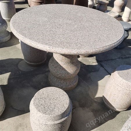 大理石石桌石凳 庭院花园石桌石凳子