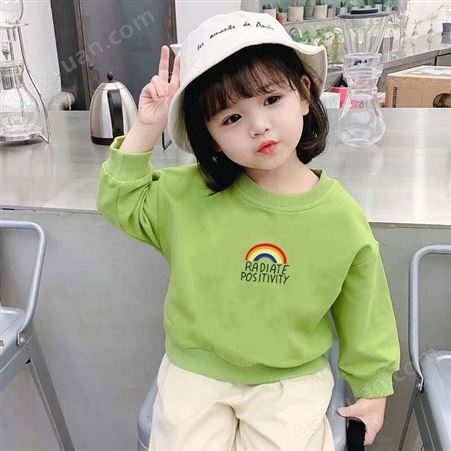 湖北鄂州便宜衣服童装外贸 十几岁童装卫衣瑞丽中小童长袖T恤