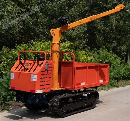 小型农用机械 果园化肥运输 履带式自卸运输车