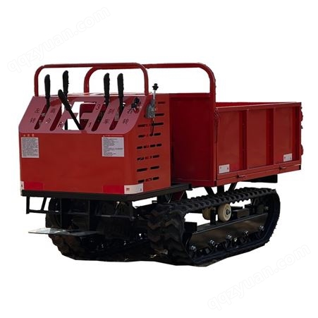 力洛克爬山虎履带运输自卸车 农林果园工程运输车 1.5吨车宽仅1米