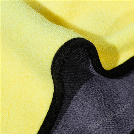 嘉骐乐珊瑚绒擦车毛巾吸水加厚超细纤维抹布 可加logo双色擦车巾