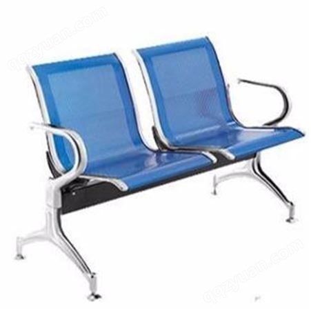 厂家批发带靠背扶手车站机场银行候车厅钢制三人位机场椅等候排椅