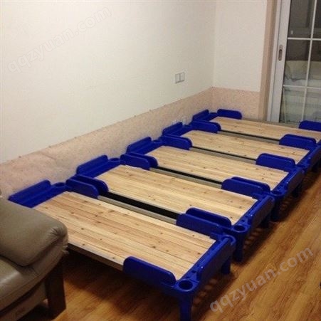 幼儿园塑料木板床早教木板床 幼儿园专用午睡床厂家生产