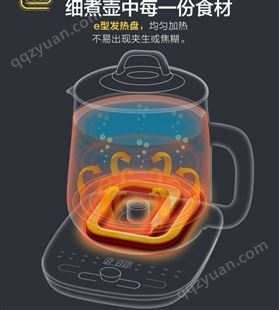 小熊养生壶YSH-C18P1大容量多功能玻璃电煮茶壶全自动花茶养身壶