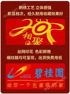 公司年会红围巾中国红大红色聚会活动定制logo印字刺绣仿羊绒加大