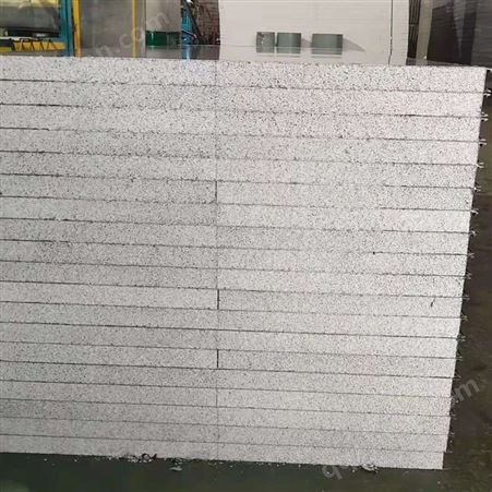 防火硅岩板彩钢夹芯板净化板机制硅岩隔断板外墙保温